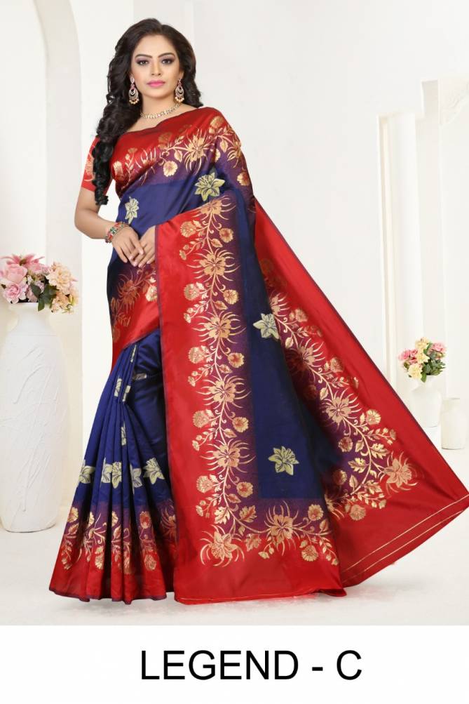 Ronisha Legend  Latest Fancy Designer Casual Wear Silk Saree Collection